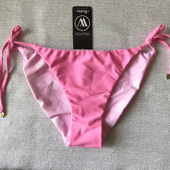 Wildfox rainbow shell baby side tie bikini bottoms - Picture 8 of 8